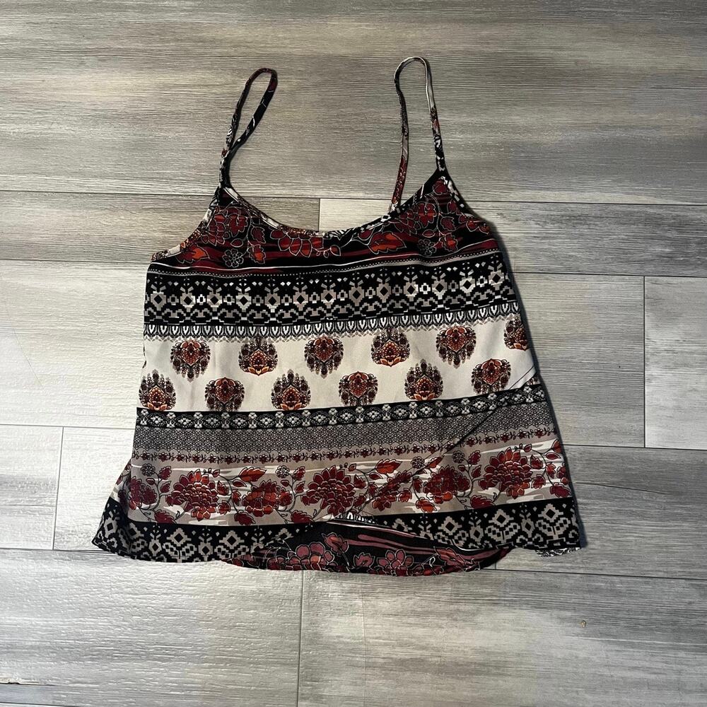 Geometric Pattern Tank Top